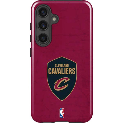 NBA Cleveland Cavaliers Distressed Galaxy S25 Plus Impact Case