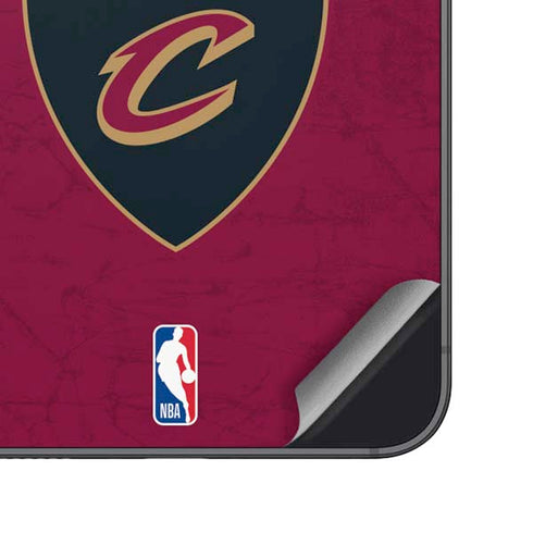 NBA Cleveland Cavaliers Distressed Galaxy S25 Plus Skin