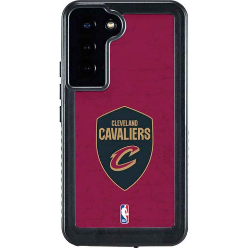 NBA Cleveland Cavaliers Distressed Galaxy S24 Plus Waterproof Case