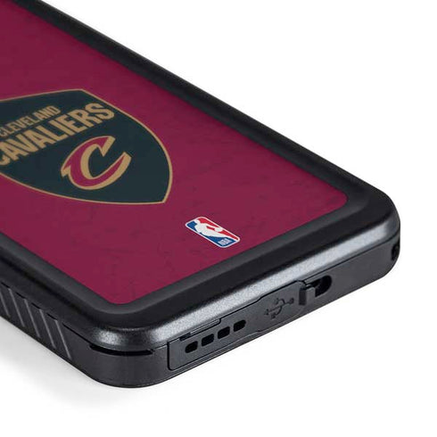 NBA Cleveland Cavaliers Distressed Galaxy S24 Plus Waterproof Case