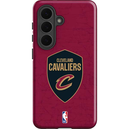 NBA Cleveland Cavaliers Distressed Galaxy S26 Impact Case