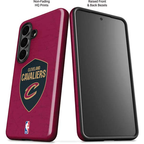 NBA Cleveland Cavaliers Distressed Galaxy S26 Impact Case