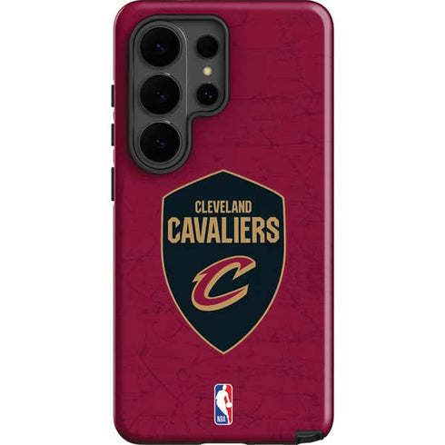 NBA Cleveland Cavaliers Distressed Galaxy S26 Ultra Impact Case