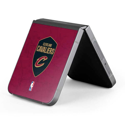 NBA Cleveland Cavaliers Distressed Galaxy Z Flip6 Skin