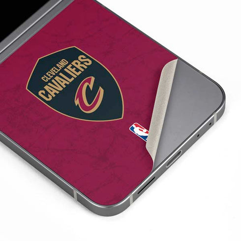 NBA Cleveland Cavaliers Distressed Galaxy Z Flip6 Skin