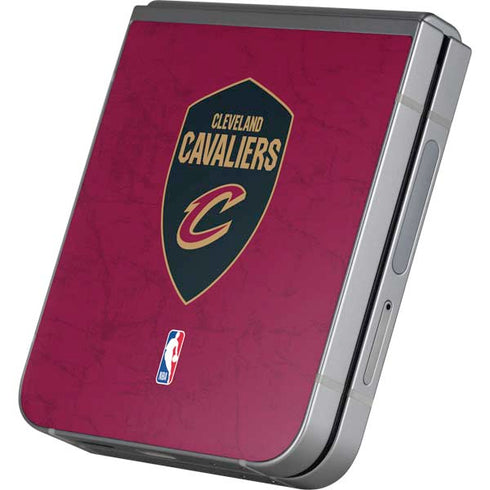 NBA Cleveland Cavaliers Distressed Galaxy Z Flip6 Skin