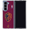 NBA Cleveland Cavaliers Distressed Galaxy Z Fold5 5G Clear Case