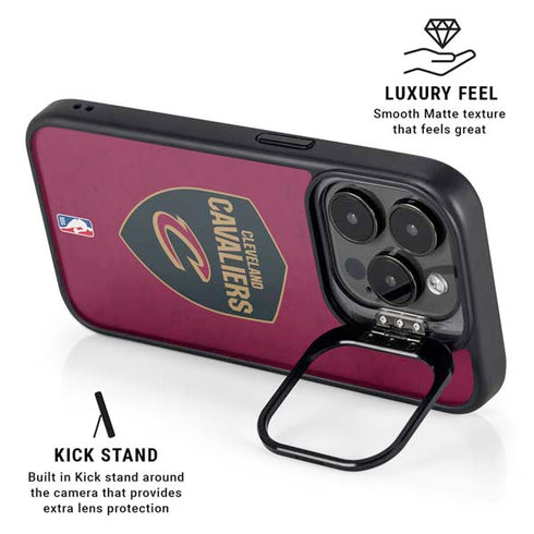 NBA Cleveland Cavaliers Distressed iPhone 13 Pro Kickstand Case