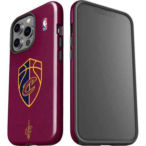 NBA Cleveland Cavaliers Distressed iPhone 15 Pro Impact Case
