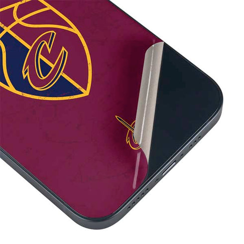 NBA Cleveland Cavaliers Distressed iPhone 15 Skin