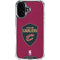 NBA Cleveland Cavaliers Distressed iPhone 16 Clear Case