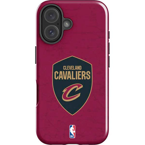 NBA Cleveland Cavaliers Distressed iPhone 16 Impact Case