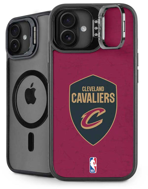NBA Cleveland Cavaliers Distressed iPhone 16 Kickstand Case