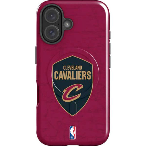 NBA Cleveland Cavaliers Distressed iPhone 16 Magsafe Impact Case