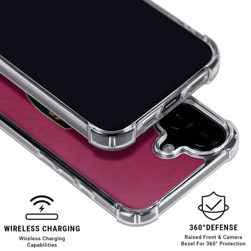 NBA Cleveland Cavaliers Distressed iPhone 16 Plus MagSafe Case