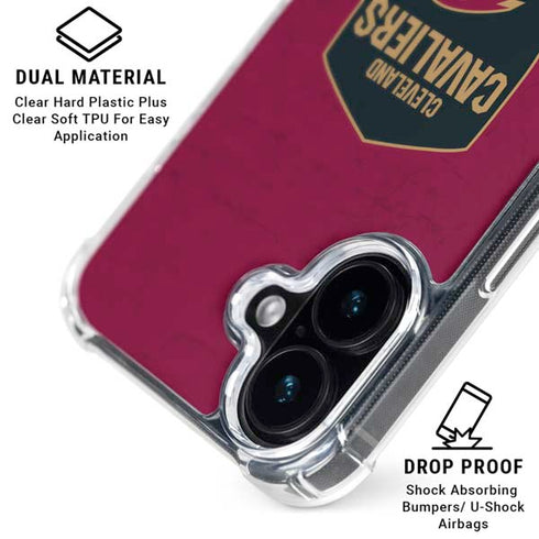NBA Cleveland Cavaliers Distressed iPhone 16 Plus MagSafe Case