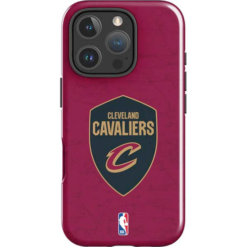 NBA Cleveland Cavaliers Distressed iPhone 16 Pro Impact Case