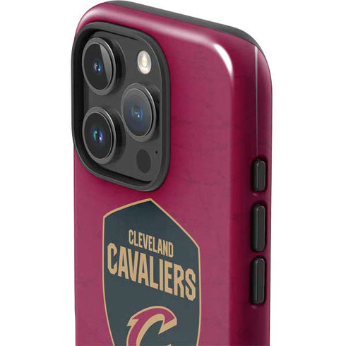 NBA Cleveland Cavaliers Distressed iPhone 16 Pro Impact Case