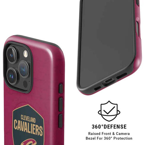 NBA Cleveland Cavaliers Distressed iPhone 16 Pro Magsafe Impact Case