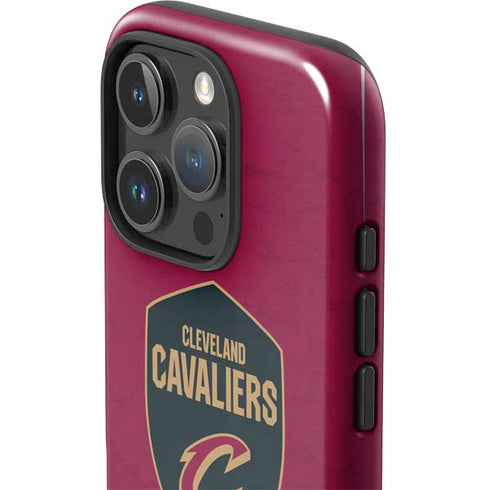 NBA Cleveland Cavaliers Distressed iPhone 16 Pro Max Impact Case