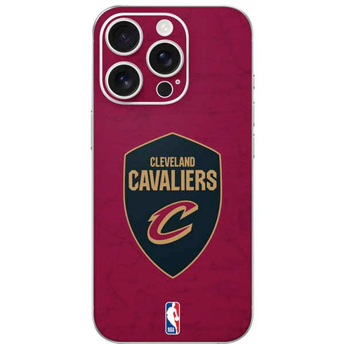 NBA Cleveland Cavaliers Distressed iPhone 16 Pro Skin
