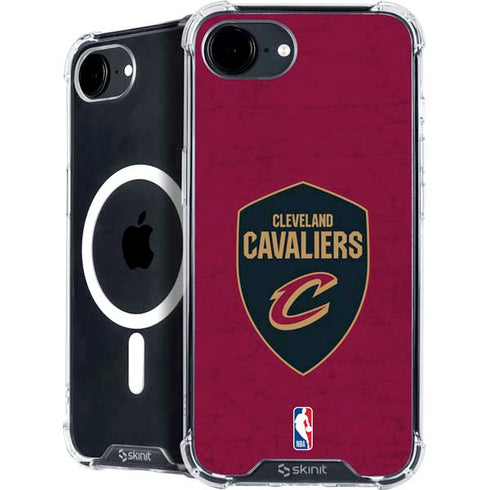 NBA Cleveland Cavaliers Distressed iPhone 16e MagSafe Case