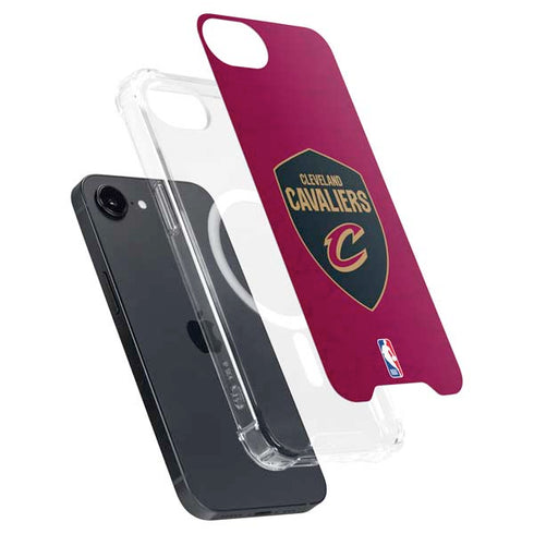 NBA Cleveland Cavaliers Distressed iPhone 16e MagSafe Case