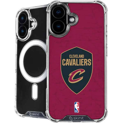 NBA Cleveland Cavaliers Distressed iPhone 17 MagSafe Case
