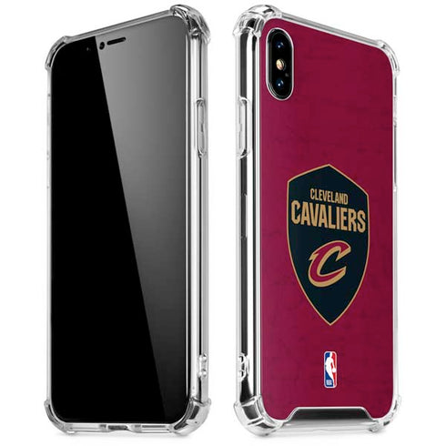 NBA Cleveland Cavaliers Distressed iPhone X/XS Clear Case