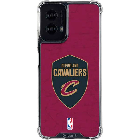 NBA Cleveland Cavaliers Distressed Moto G Power 5G (2024) Clear Case