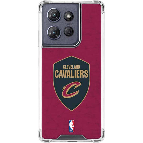 NBA Cleveland Cavaliers Distressed Moto G Power 5G (2025) Clear Case