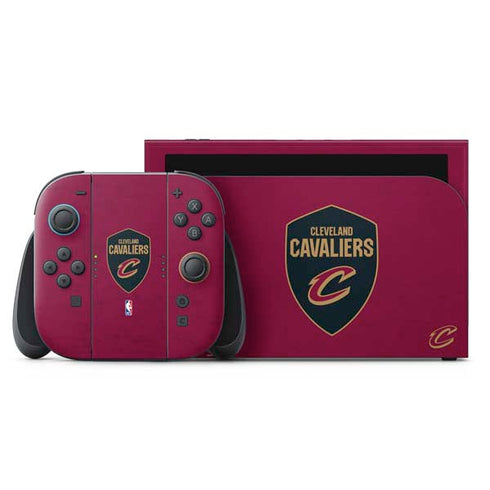 NBA Cleveland Cavaliers Distressed Nintendo Switch 2 (2025) with Joy-Con Skin