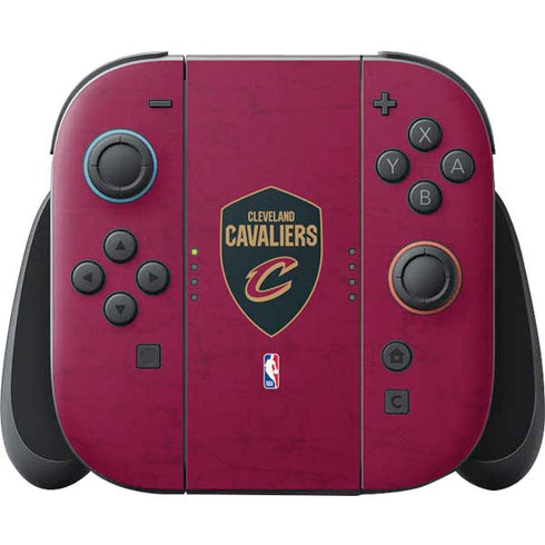 NBA Cleveland Cavaliers Distressed Nintendo Switch 2 (2025) Joy-Con Controller Skin
