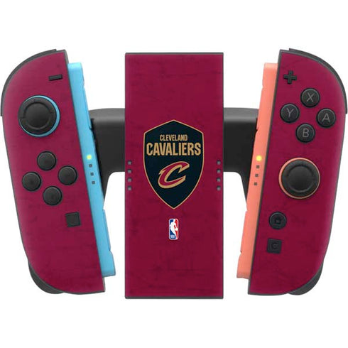 NBA Cleveland Cavaliers Distressed Nintendo Switch 2 (2025) Joy-Con Controller Skin
