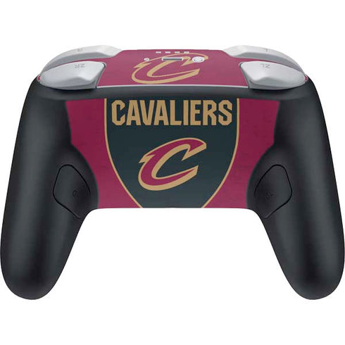 NBA Cleveland Cavaliers Distressed Nintendo Switch 2 (2025) Pro Controller Skin