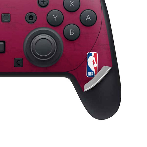 NBA Cleveland Cavaliers Distressed Nintendo Switch 2 (2025) Pro Controller Skin