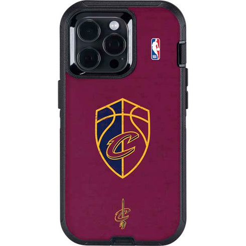 NBA Cleveland Cavaliers Distressed Otterbox Defender iPhone Skin