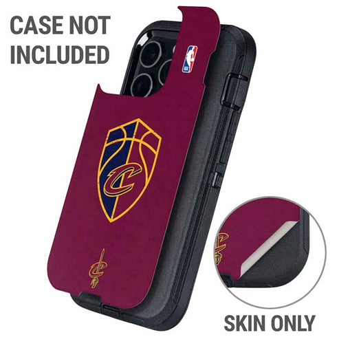 NBA Cleveland Cavaliers Distressed Otterbox Defender iPhone Skin