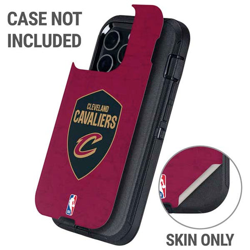 NBA Cleveland Cavaliers Distressed Otterbox Defender iPhone Skin
