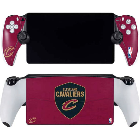 NBA Cleveland Cavaliers Distressed PlayStation Portal Remote Player Skin