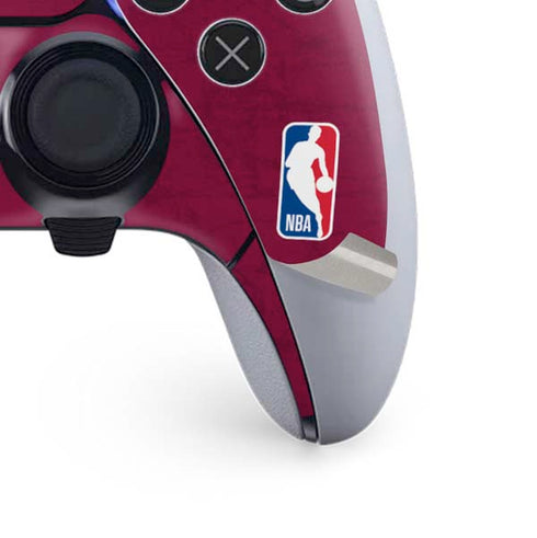 NBA Cleveland Cavaliers Distressed PS5 DualSense Edge Pro Controller Skin