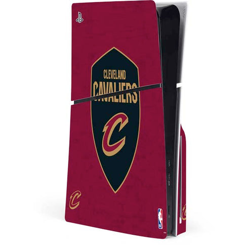 NBA Cleveland Cavaliers Distressed PlayStation PS5 Skins