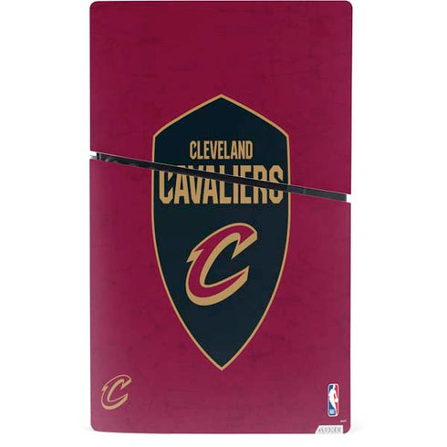 NBA Cleveland Cavaliers Distressed PS5 Slim Digital Edition Console Skin