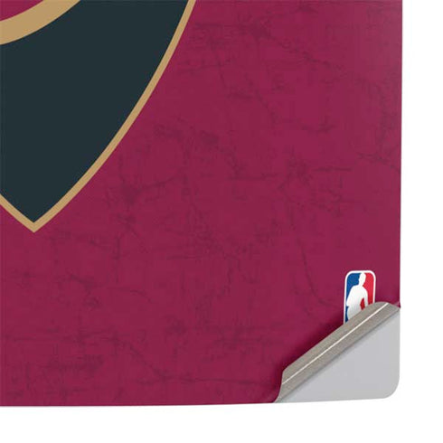 NBA Cleveland Cavaliers Distressed PS5 Slim Digital Edition Console Skin