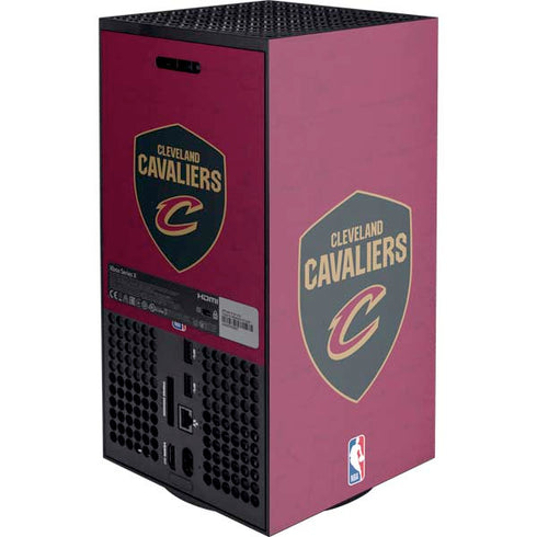 NBA Cleveland Cavaliers Distressed XBox Series X Digital Edition Console Skin