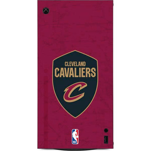 NBA Cleveland Cavaliers Distressed XBox Series X Digital Edition Console Skin