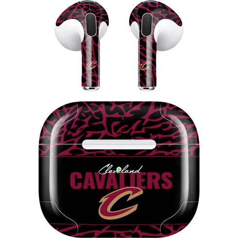 NBA Cleveland Cavaliers Elephant Print Apple AirPods (3rd Gen 2021) Skin