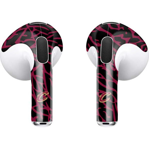 NBA Cleveland Cavaliers Elephant Print Apple AirPods (3rd Gen 2021) Skin
