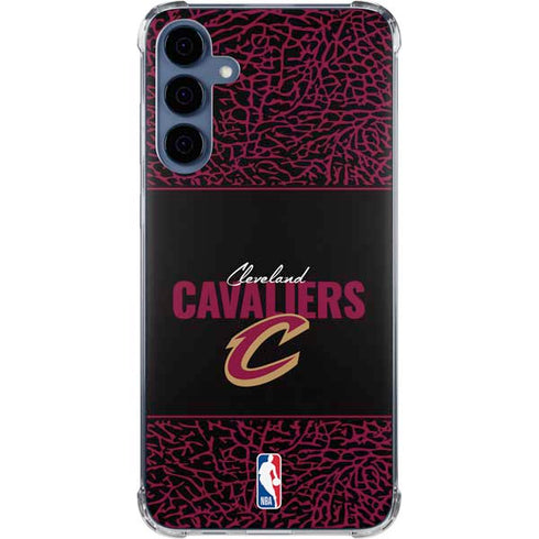 NBA Cleveland Cavaliers Elephant Print Galaxy A35 5G Clear Case