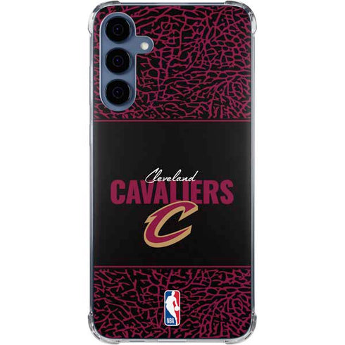 NBA Cleveland Cavaliers Elephant Print Galaxy A55 5G Clear Case